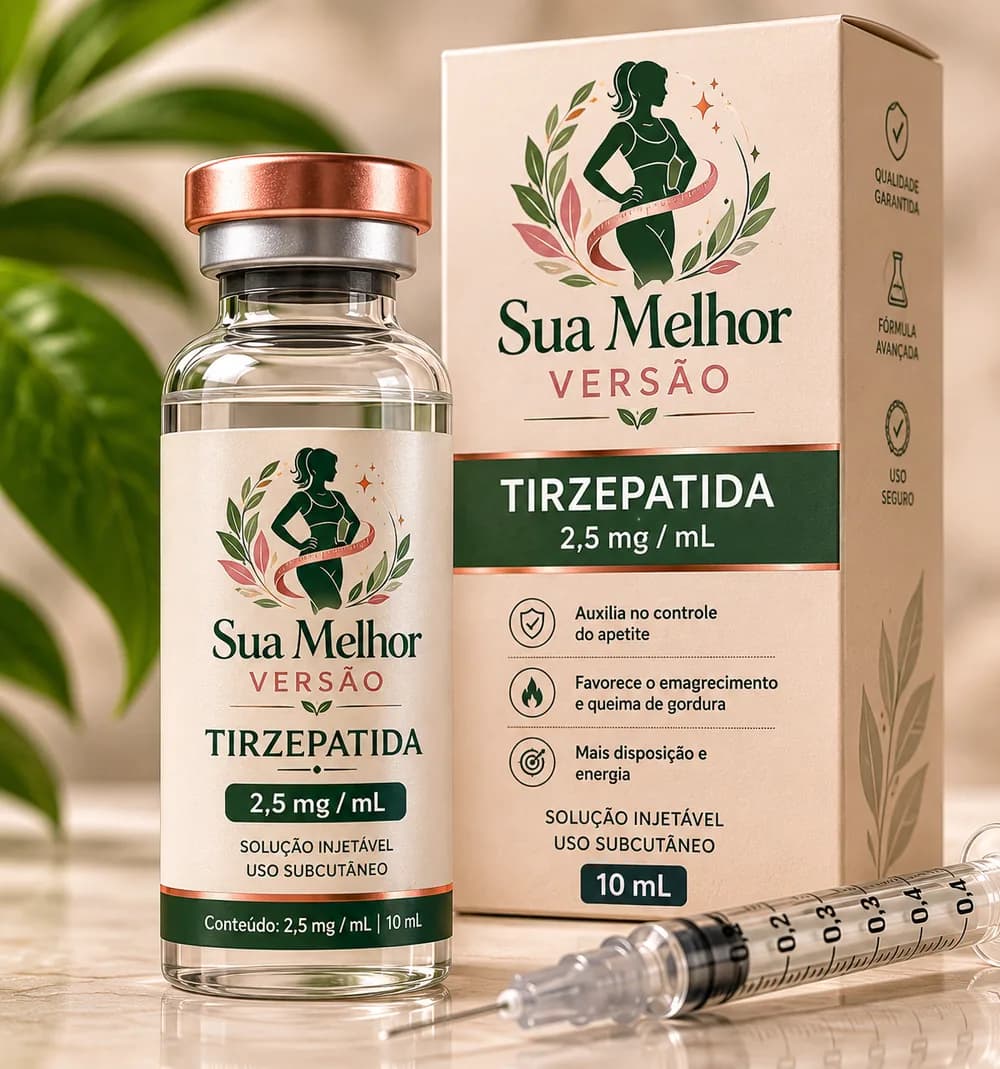 Caneta de tirzepatida do programa Sua Melhor Versão